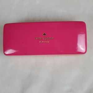 Kate Spade glasses hard  case pink orange